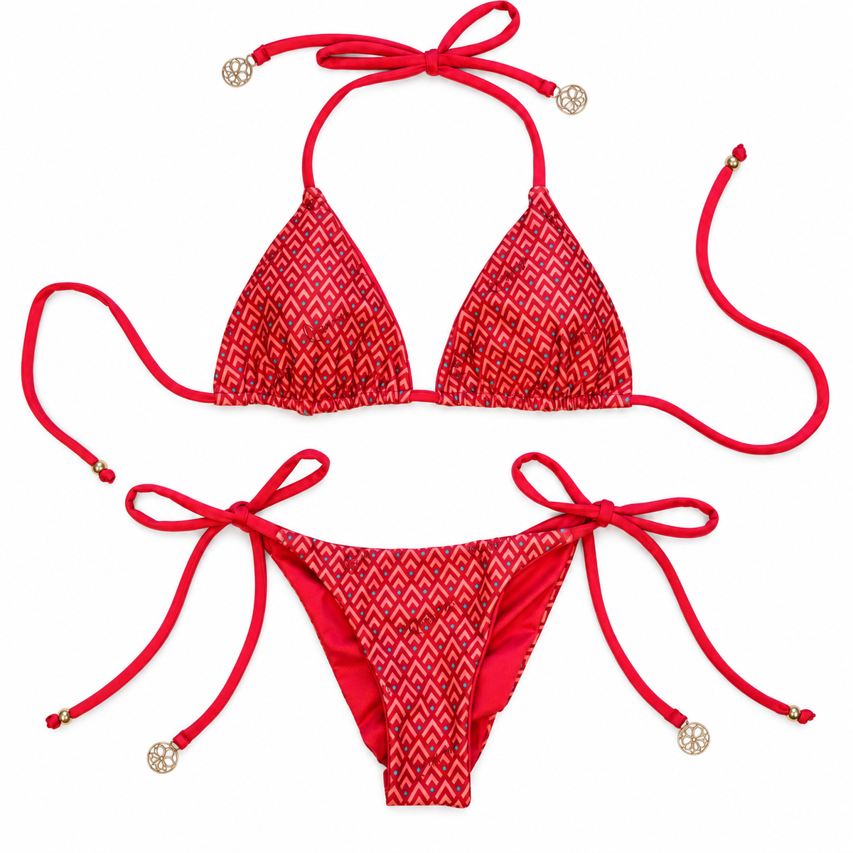 CORALILLO BIKINI SET - RASPBERRY RED