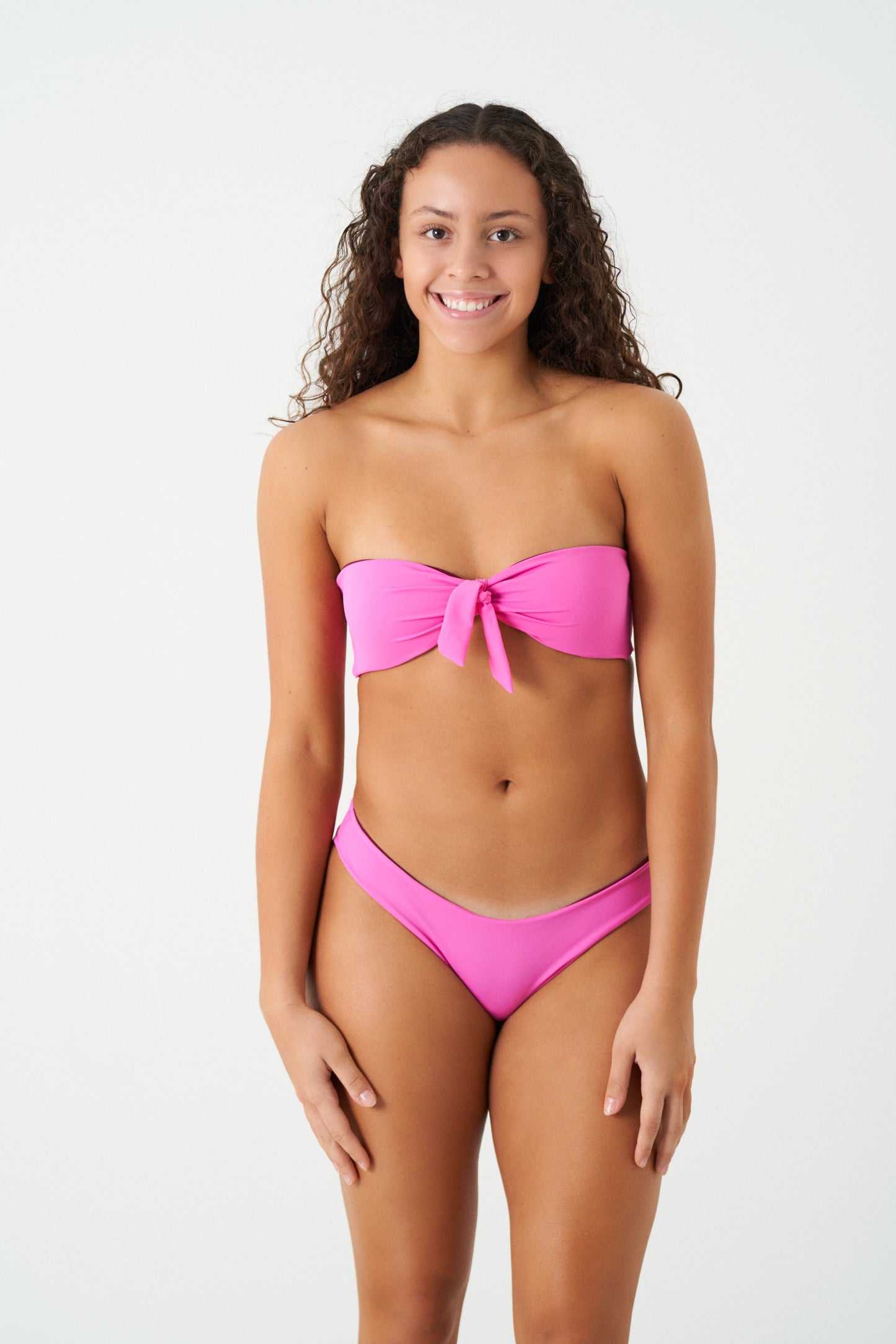 Wine Colored Bandeau Bikini Top | Bikini Top | Quisqueya Swimwear